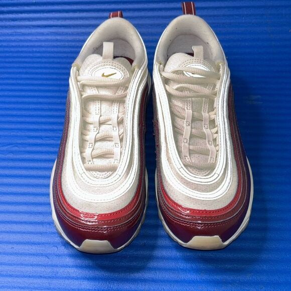 Size 9- Women’s Nike Air Max 97 Shoes DQ8582-600 Dark Beetroot/Pomegranate - Picture 4 of 8